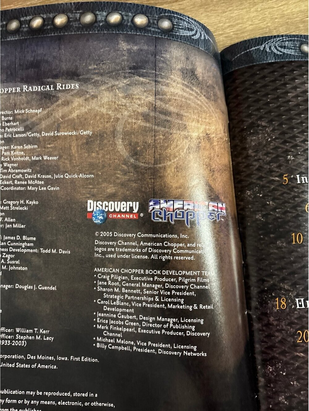 American Chopper Radical Rides book - Picture 4 of 4